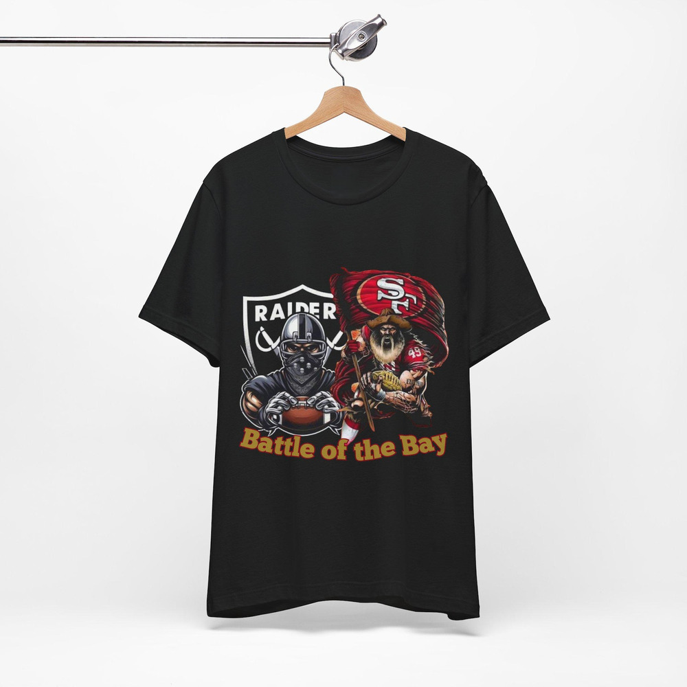 Battle Of The Bay T-Shirt 49ers Vs Raiders Rivalry Tee